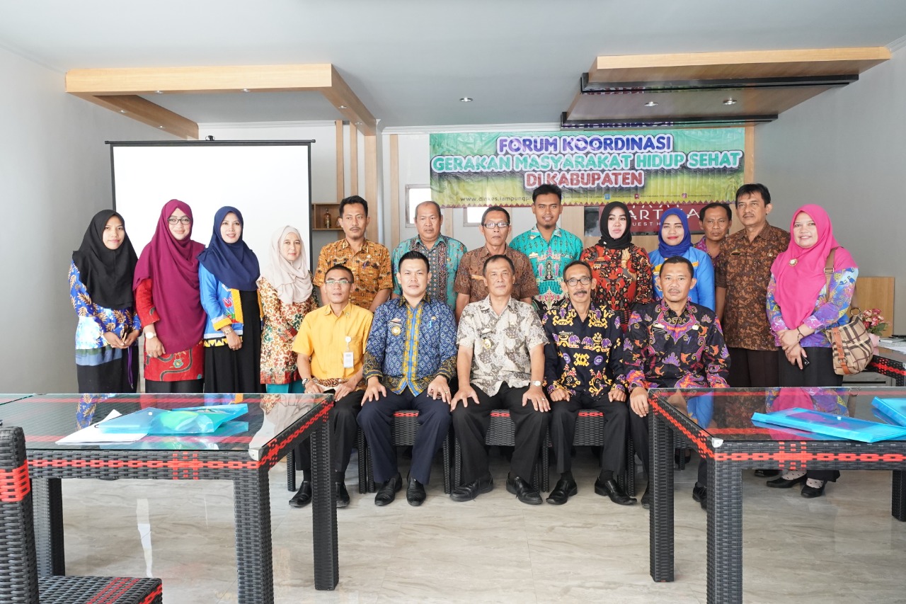 Forum Koordinasi Gerakan Masyarakat Hidup Sehat di Kabupaten Pesisir Barat