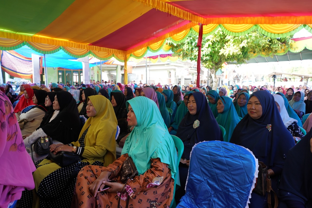 Pengajian rutin BKMT di masjid Al-Mujahidin Pekon Parda Haga Kecamatan Lemong